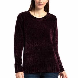 Orvis Chenille Long Sleeve Sweater Size M Warm Plush